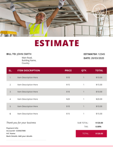 Estimate with InvoiceOwl