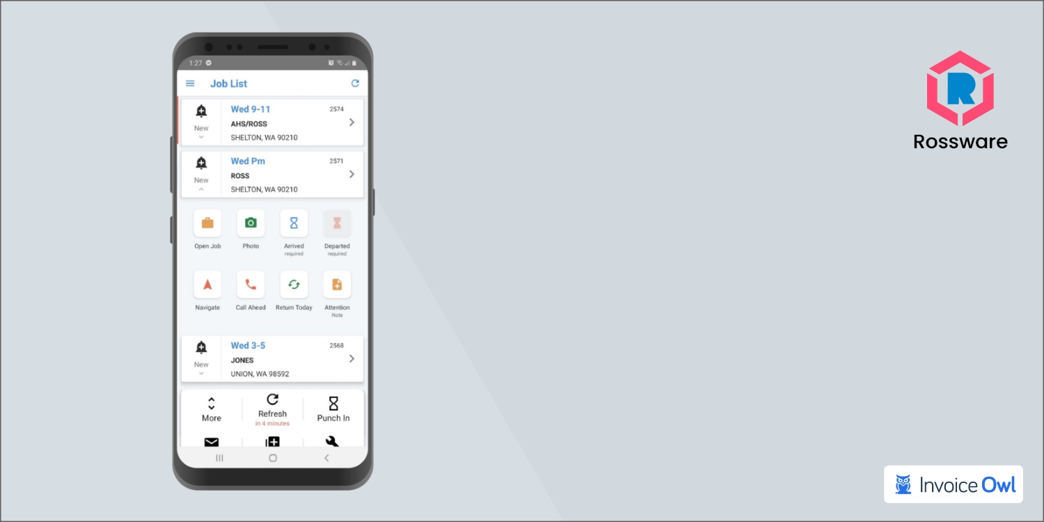Rossware dispatch management for appliance repair