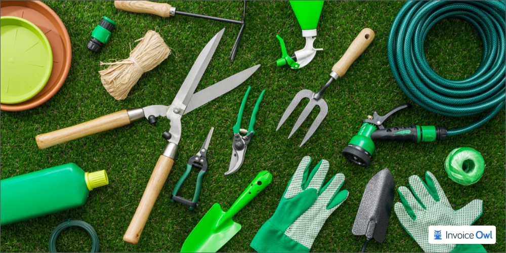 Commercial lawn care contract equipment