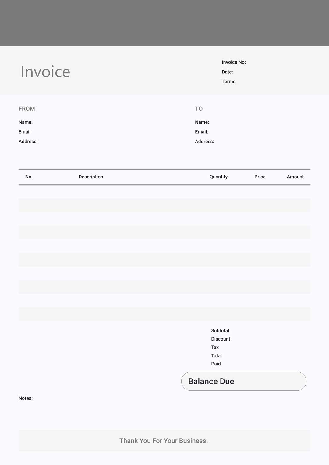 downloadable free printable service invoice template high resolution printable