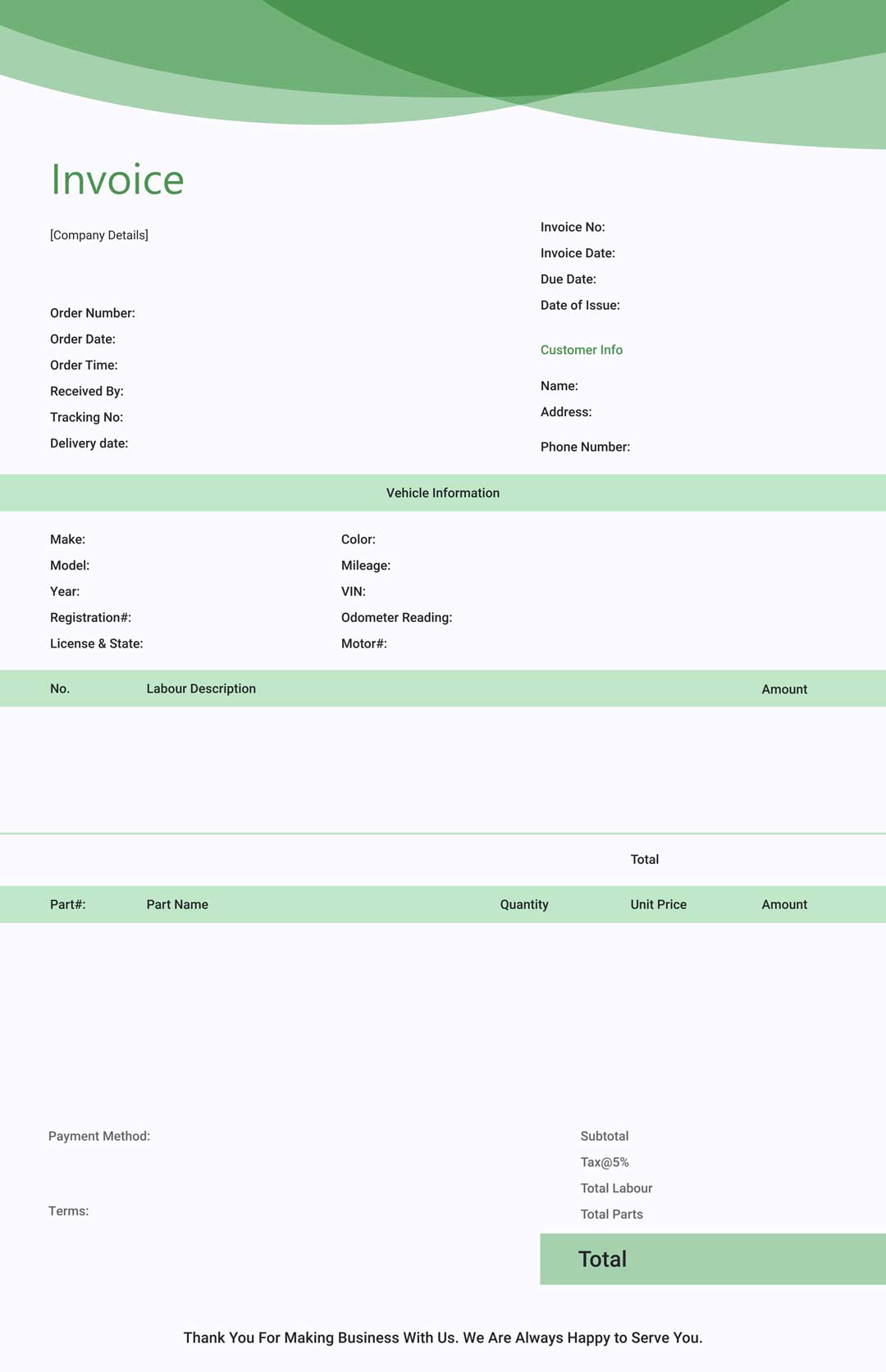 Download Free Printable Invoice Templates In Pdf Invoiceowl