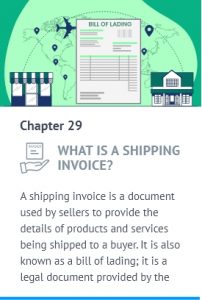 shipping invoice