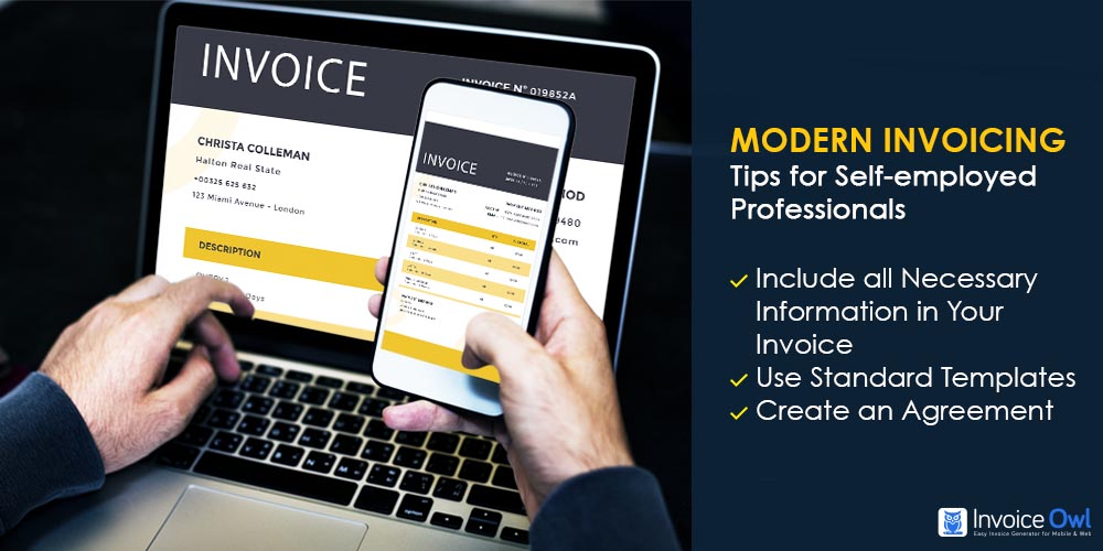 Modern invoicing tips for self-employed professionals