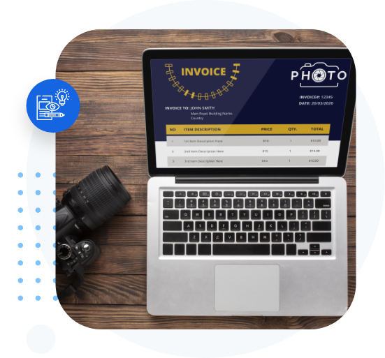 Benefits of using photography invoice