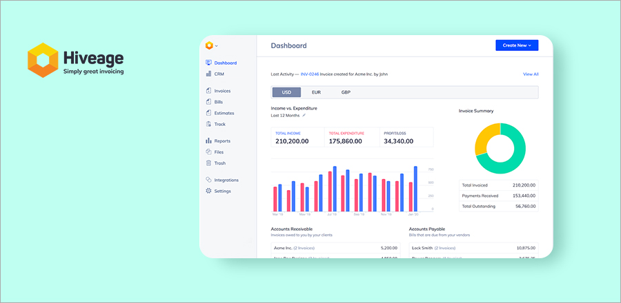 Hiveage app review for small businesses