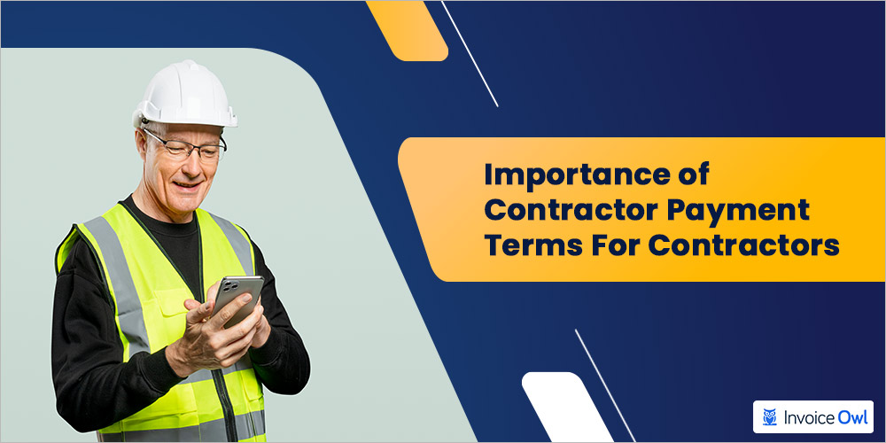 Contractor payment terms