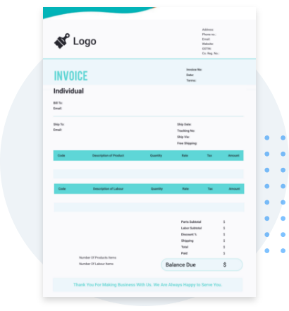 Best PDF invoice template for the business industry