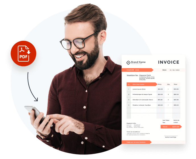 Download PDF invoice templates for free