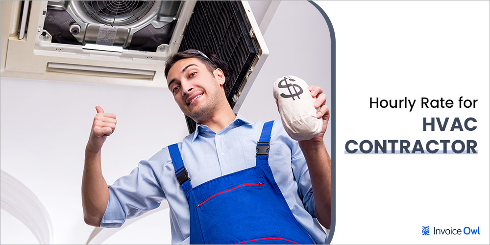 hourly rate for HVAC contractor