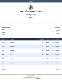 Download free kitchen cleaning estimate template