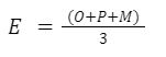 three point estimating: equation one