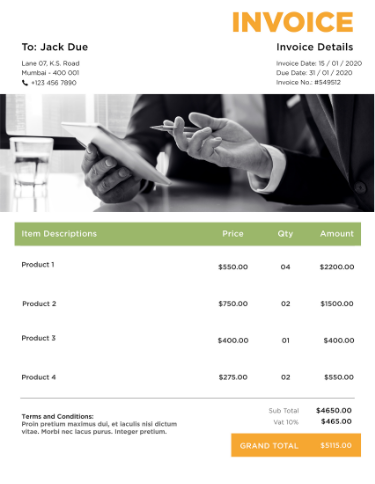 Create commercial invoice with InvoiceOwl