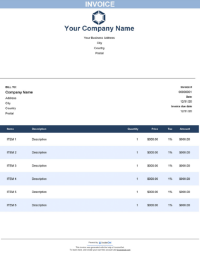 equipment purchase invoice template