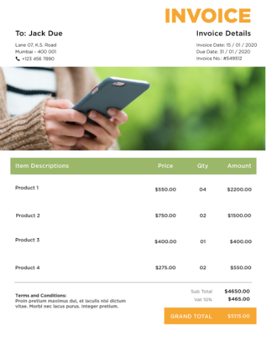 Create a free modern invoice with InvoiceOwl