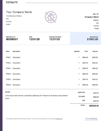  Download pest inspection estimate template