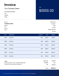 Download recurring modern invoice template