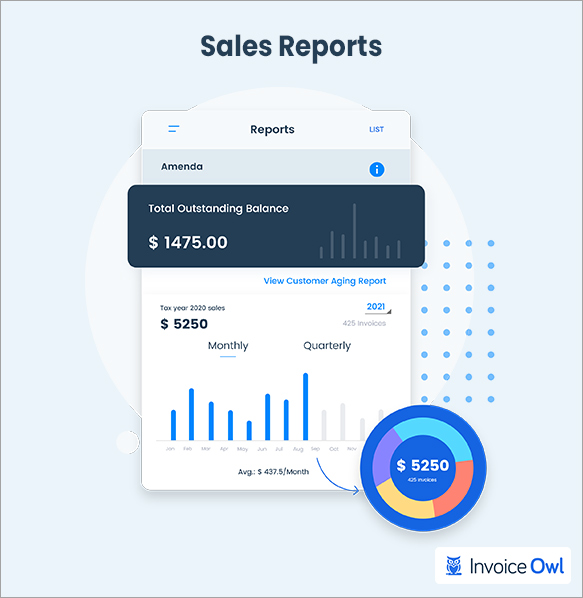 invoiceowl sales reports