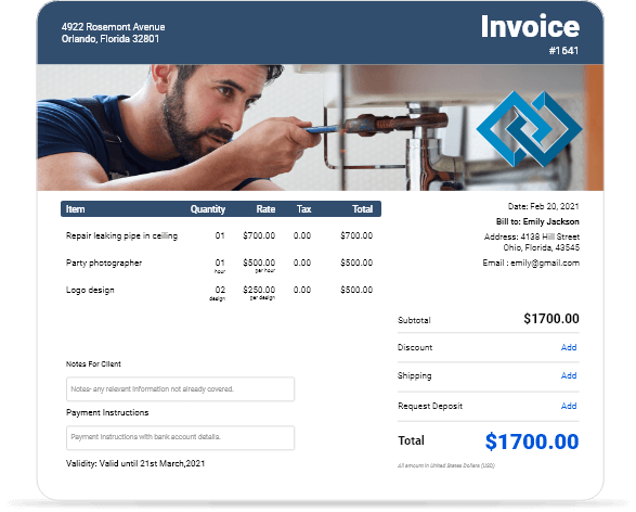 Small Business Invoice Template