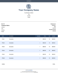 Download termite control estimate template