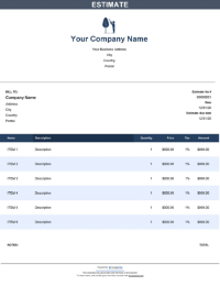 itree shaping estimate