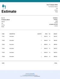 tree trimming estimate