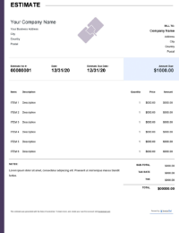  Download wainscoting installation estimate template