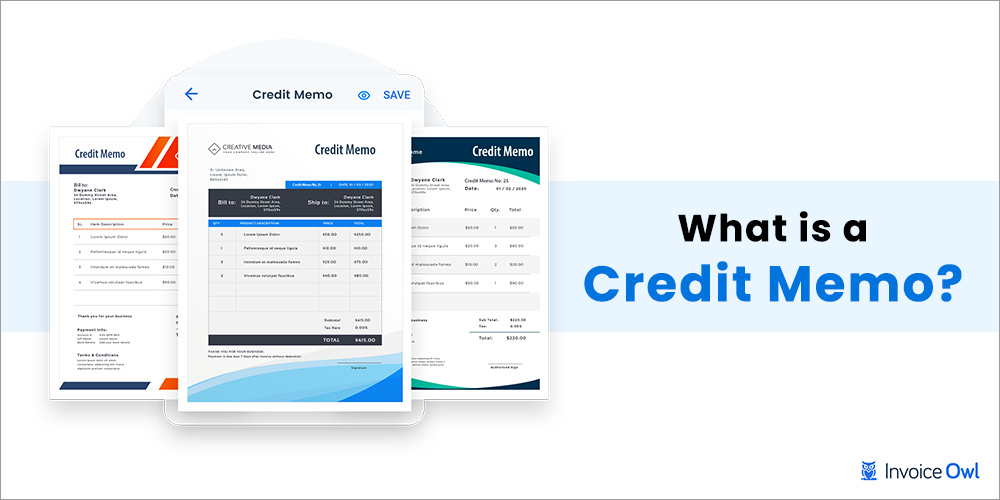 what is a credit memo