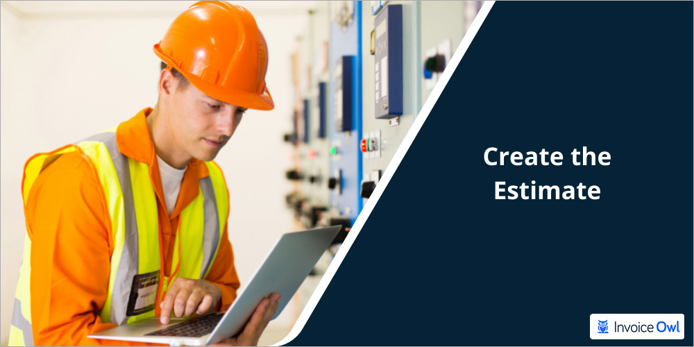 create the estimate for electrical work