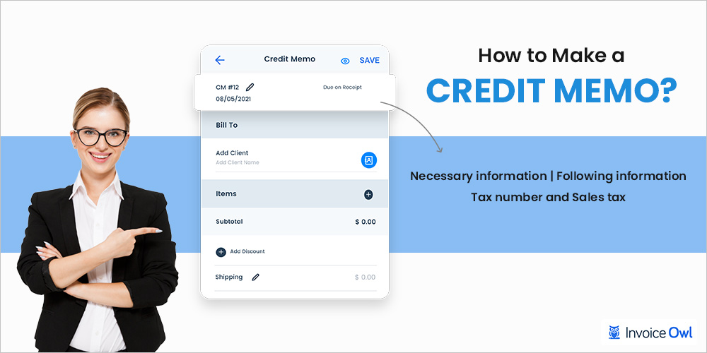 how to make a credit memo