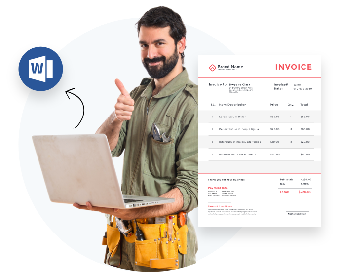 pdf invoice template