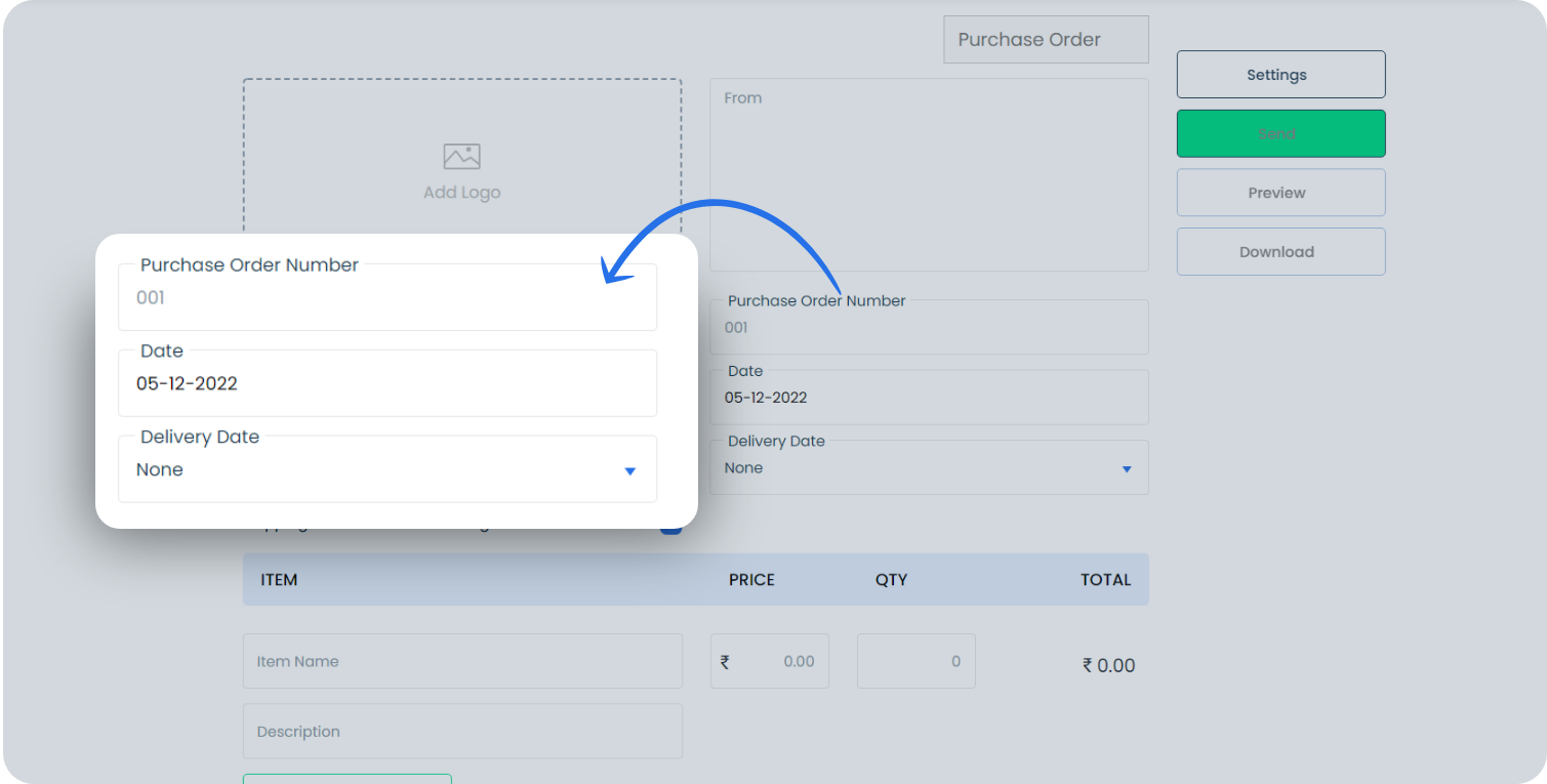 purchase order detail