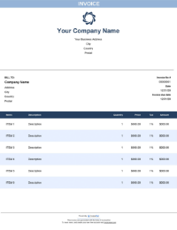 retainer invoice template