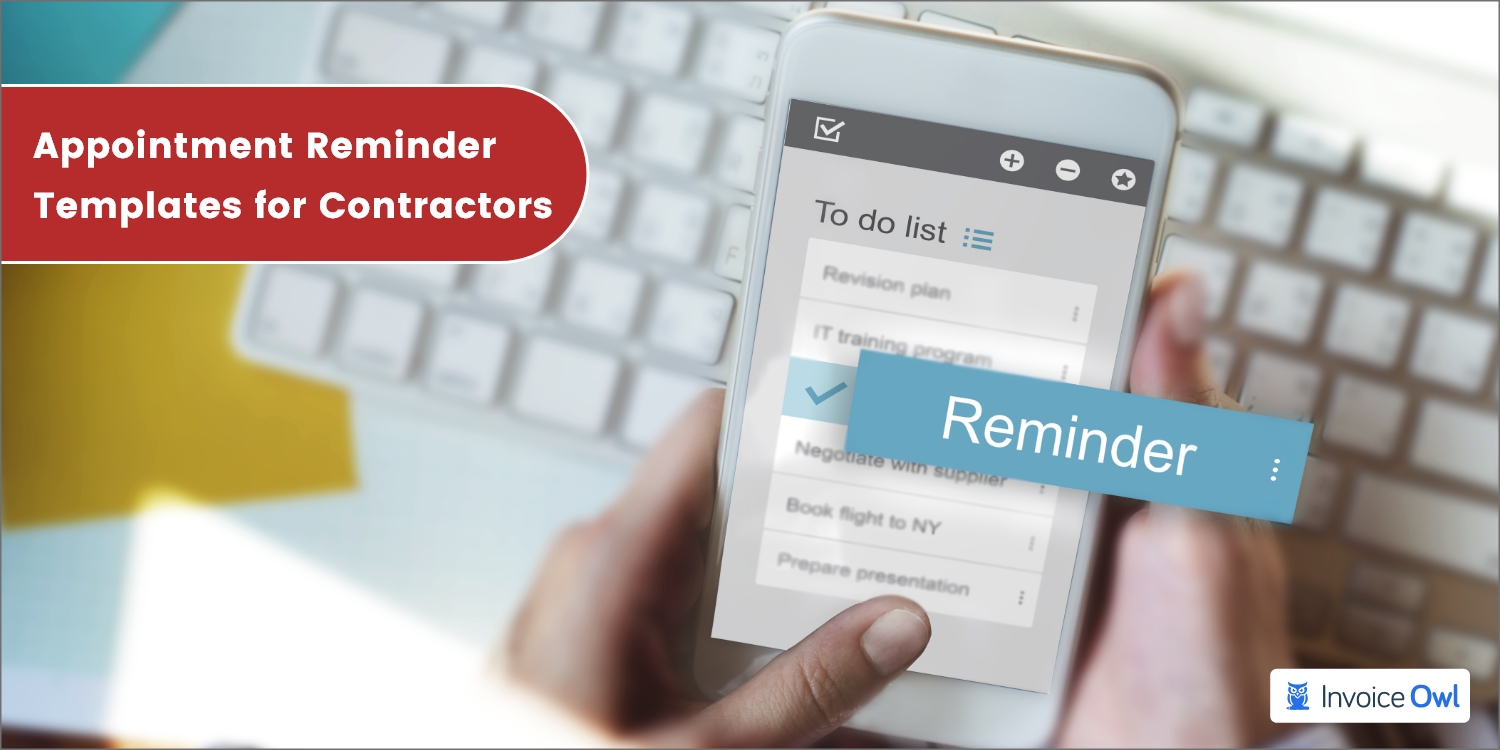 Appointment Reminder Templates for Contractors