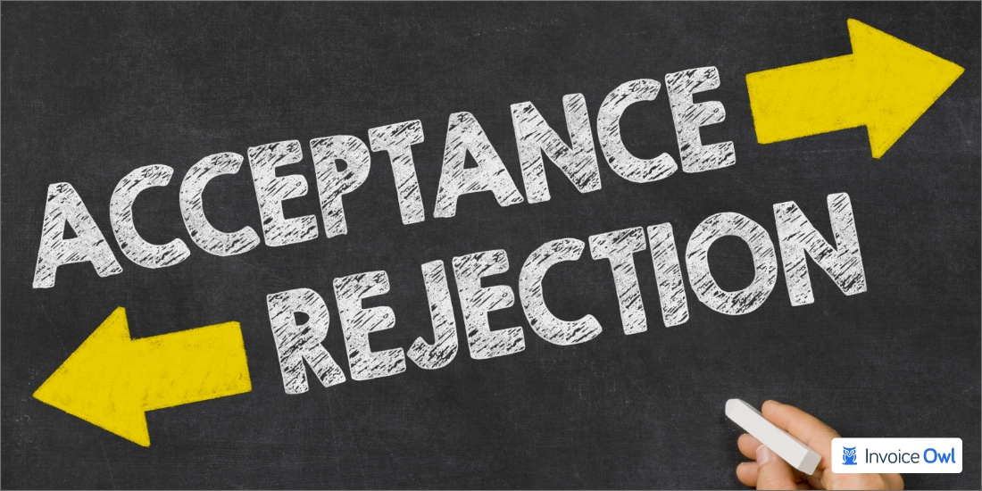 Inspection acceptance and rejection
