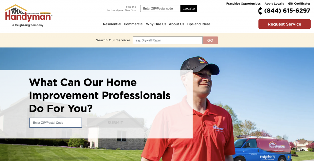 handyman services websites