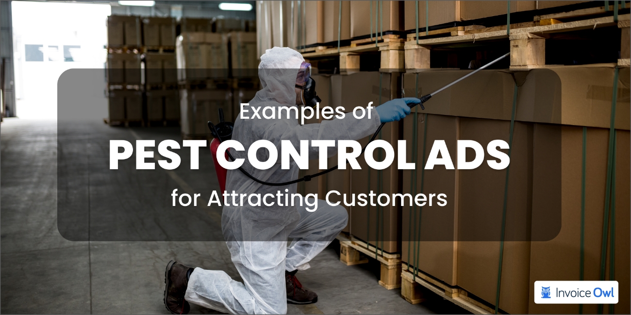 Examples of pest control ads for attracting customers