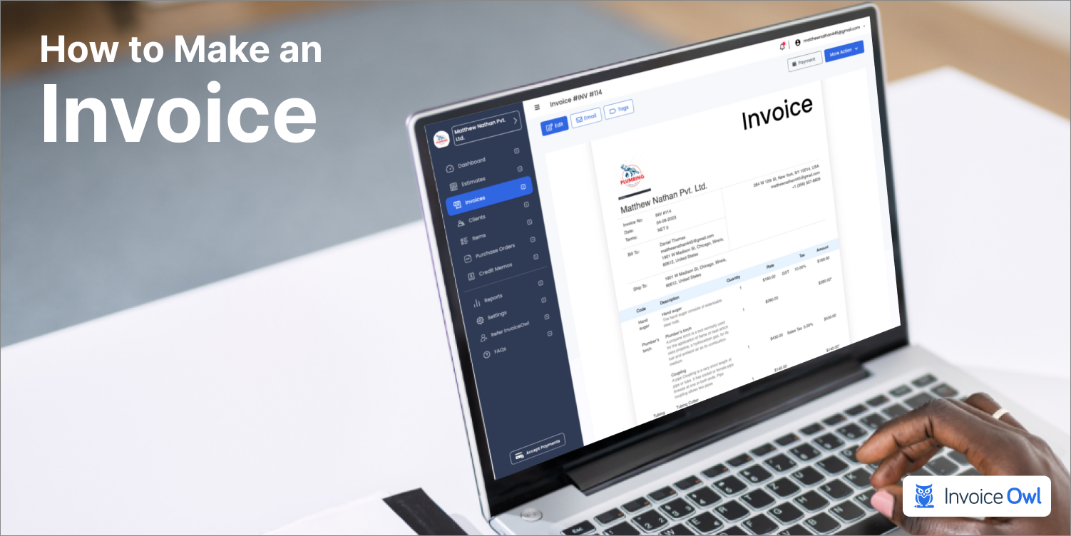 how to make an invoice with free tools