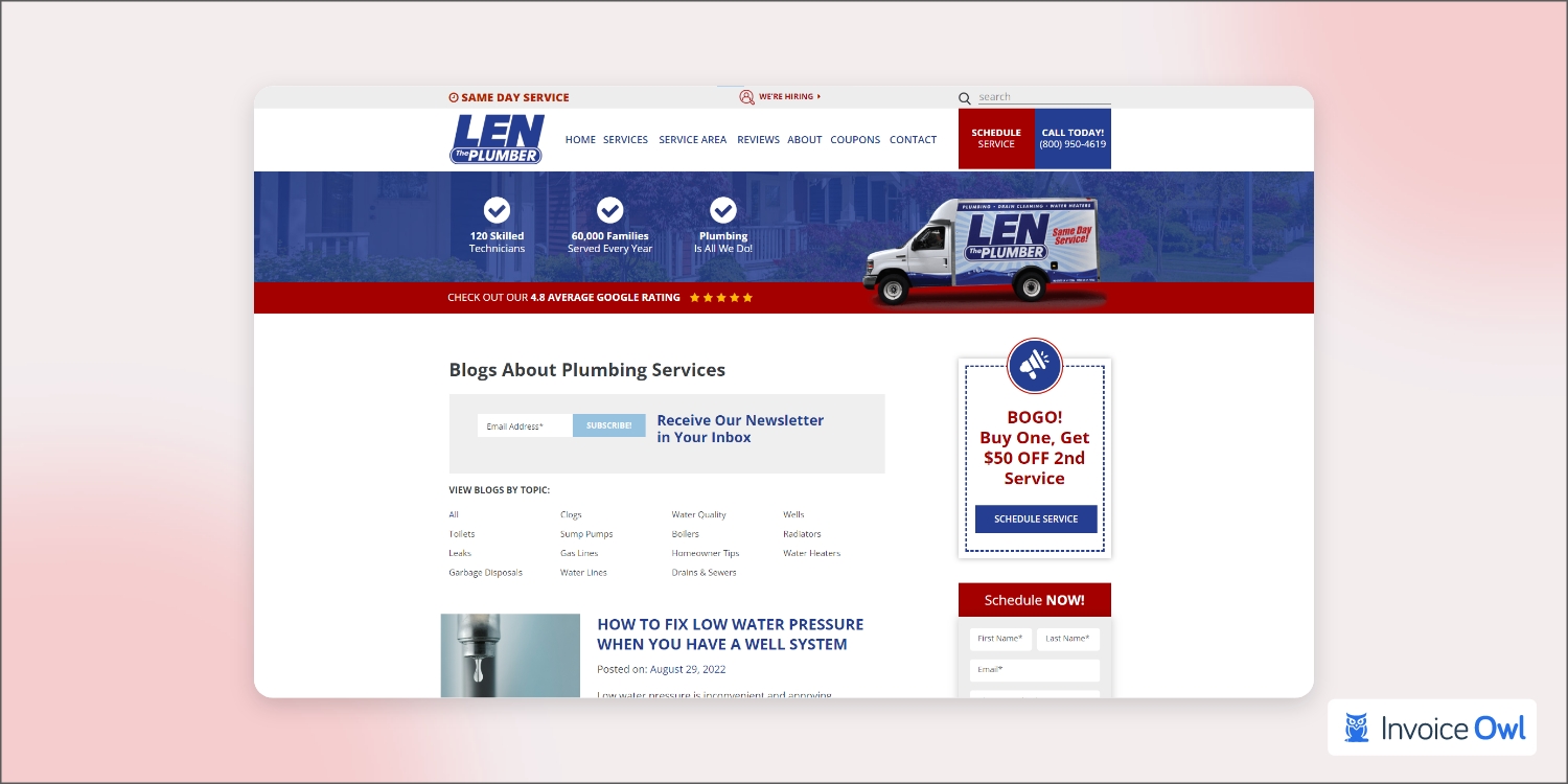 Len the plumber