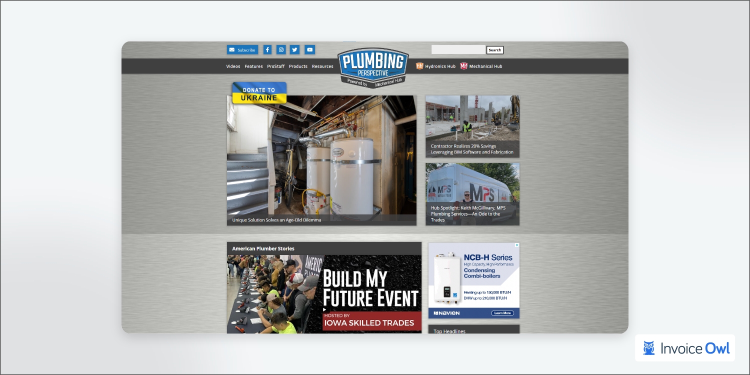 Plumbing perspective