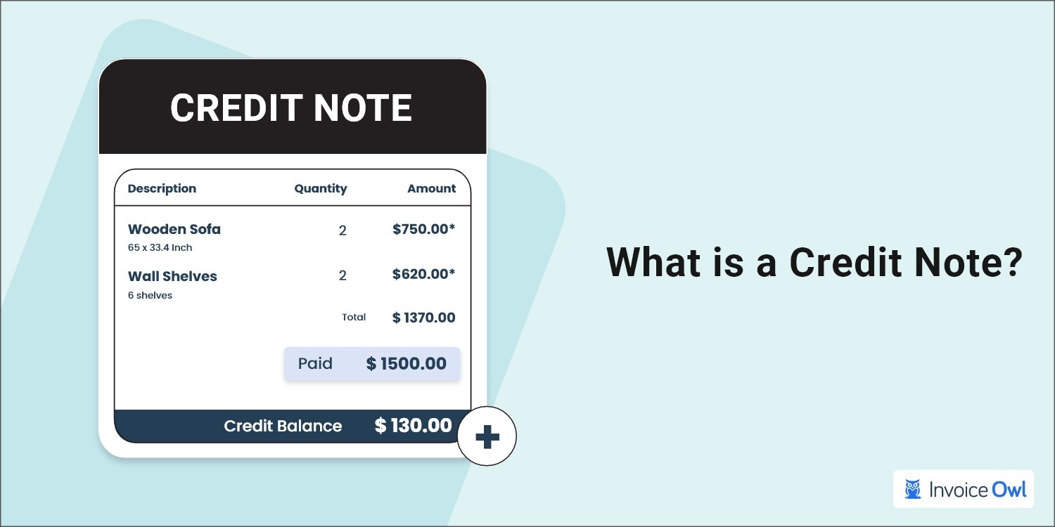 What is a credit note