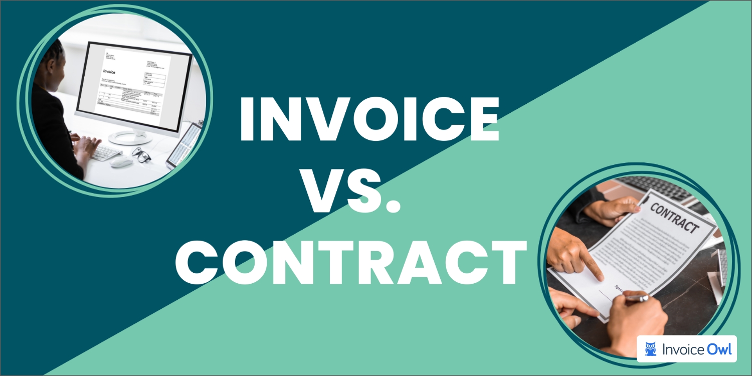 Invoice vs. contract