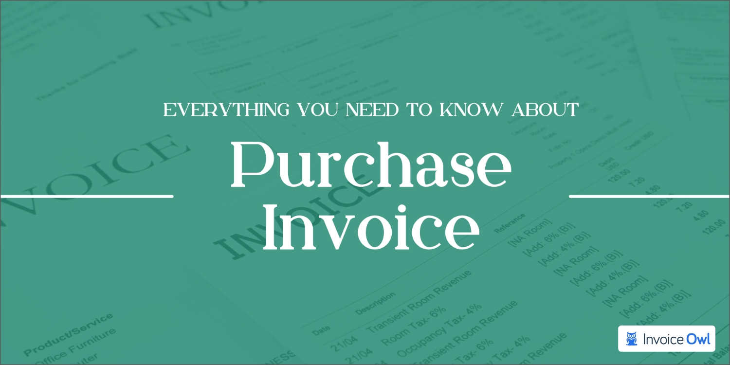 Purchase invoice