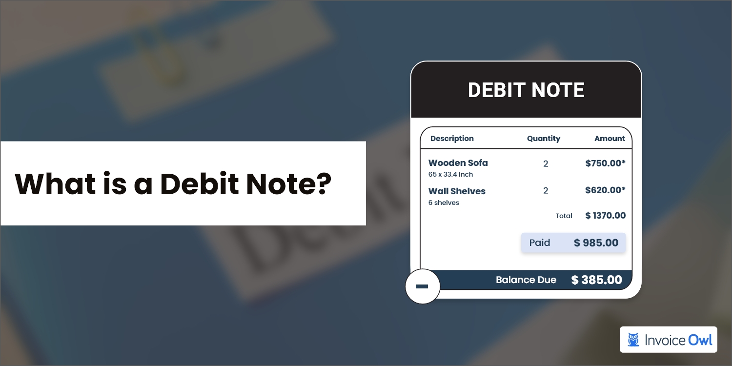 What is a debit note