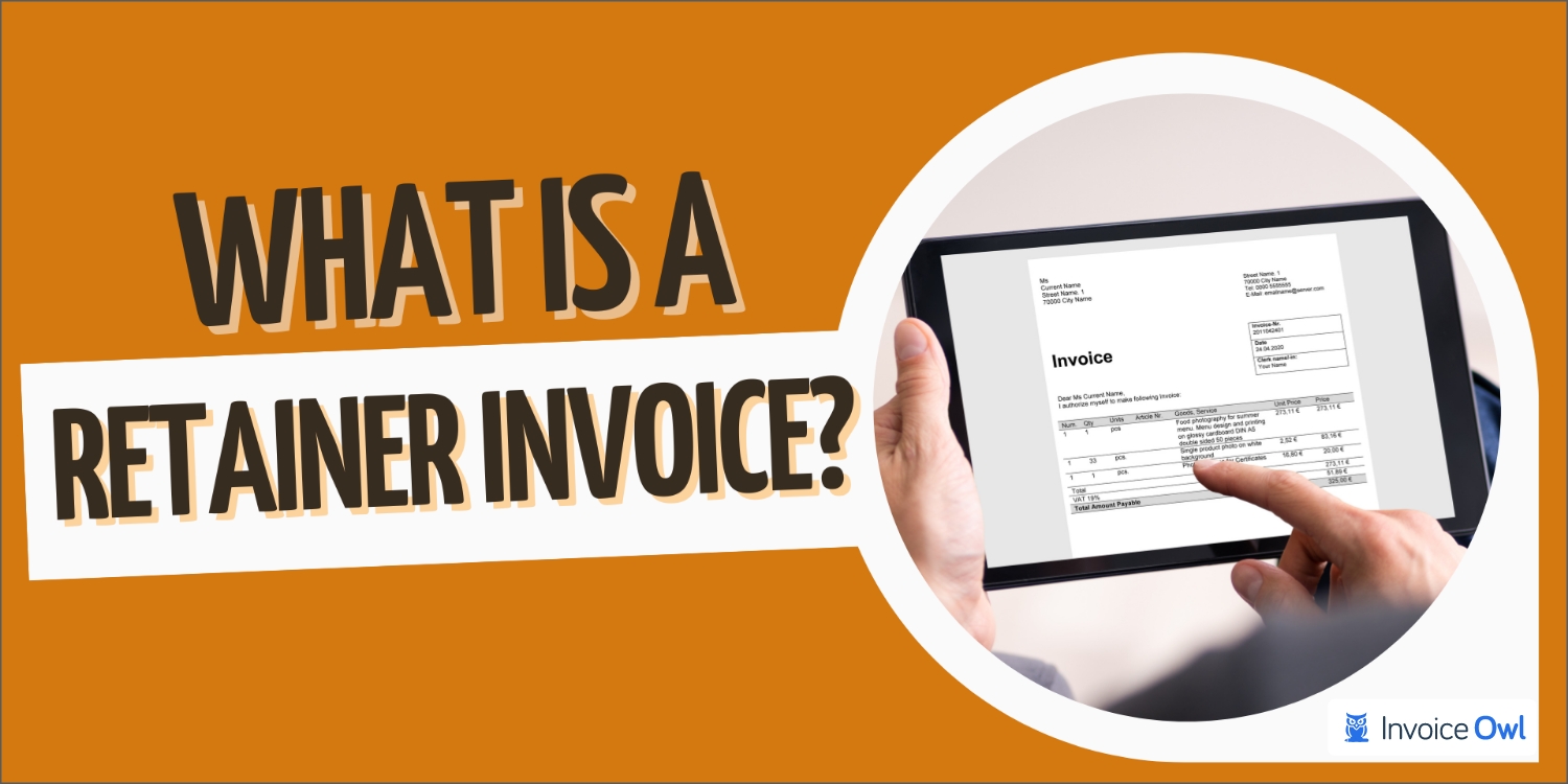 What is a retainer invoice