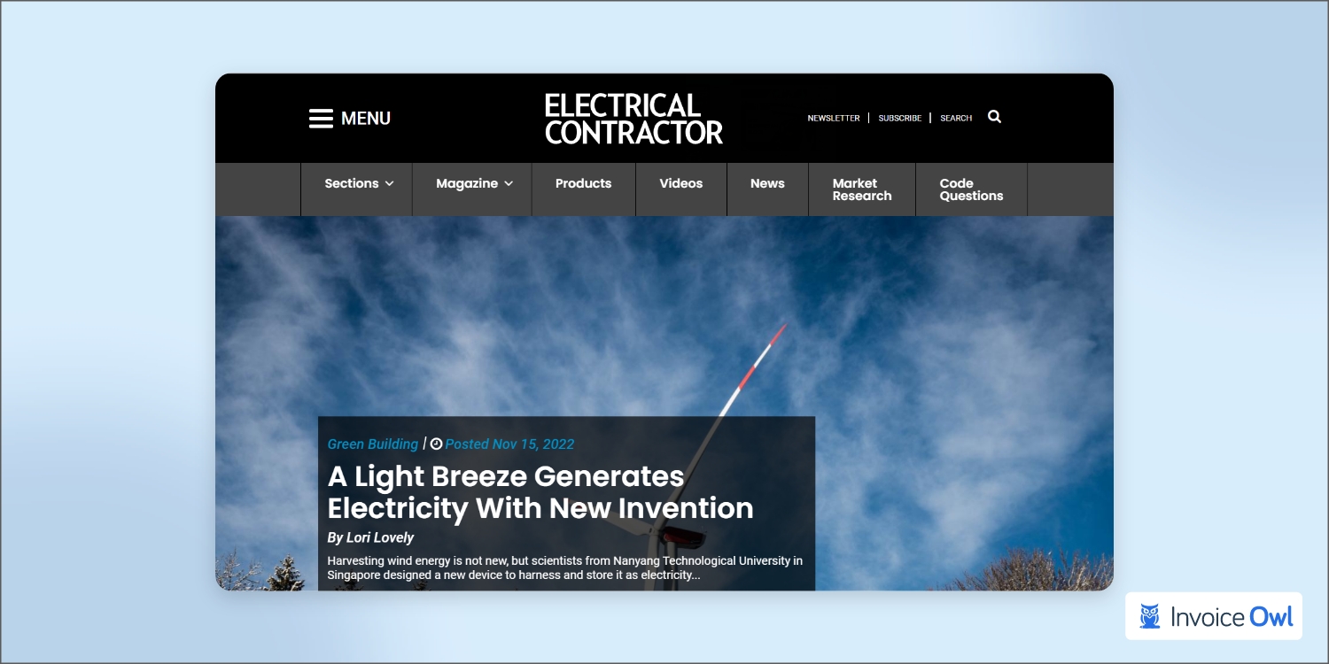 Electrical contractor magazine