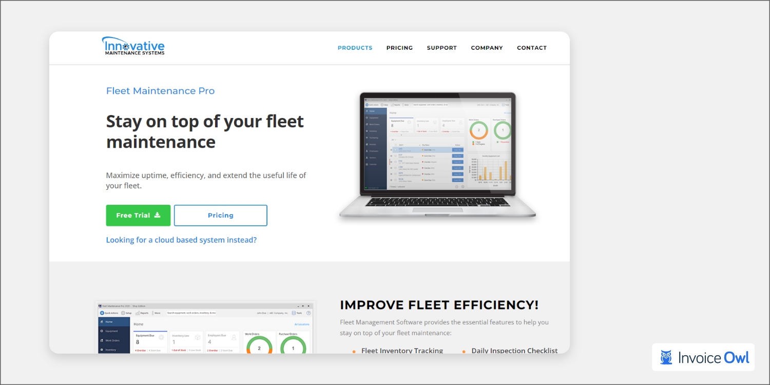 Fleet maintainance pro