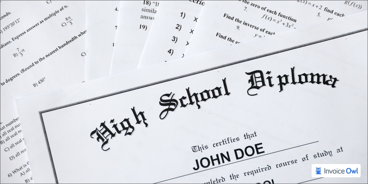 Get a high school diploma