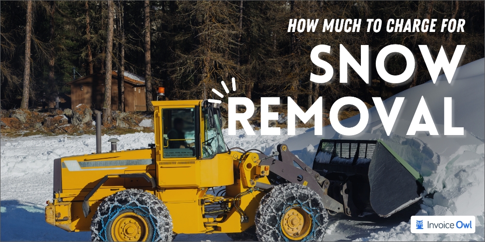 How much to charge for snow removal