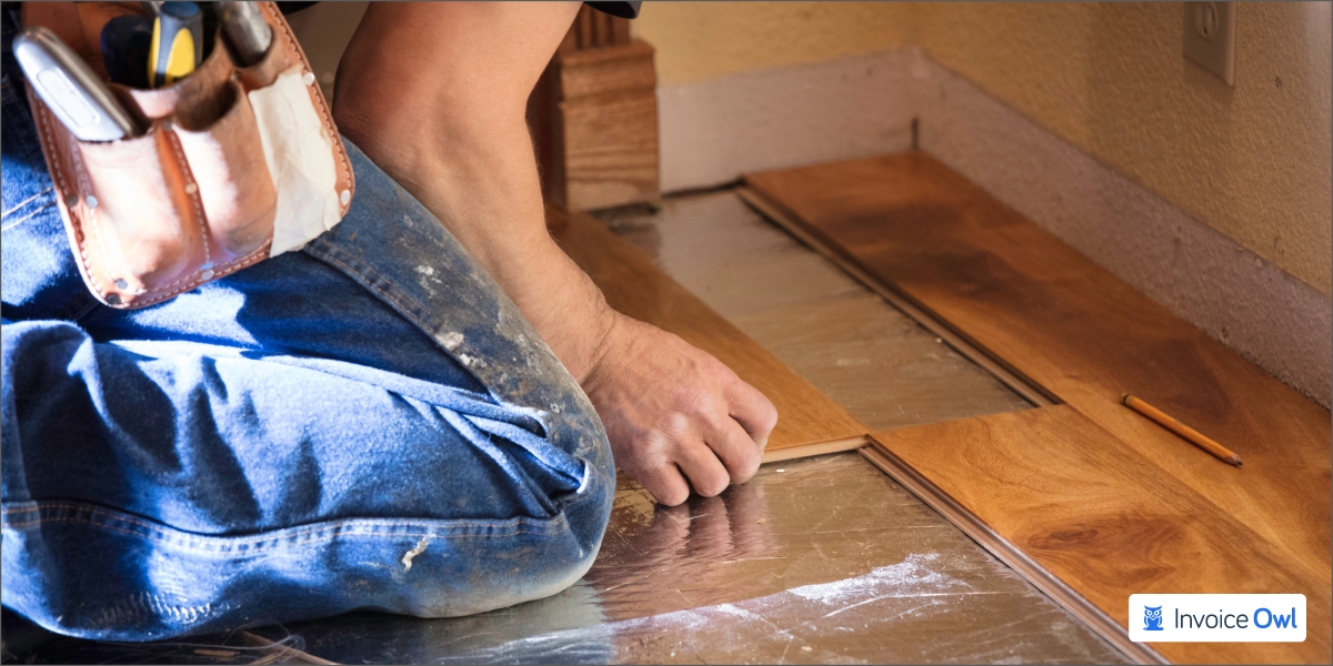 Maintaining or repairing a floor