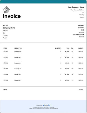 Page 2 - Free printable, customizable service invoice templates